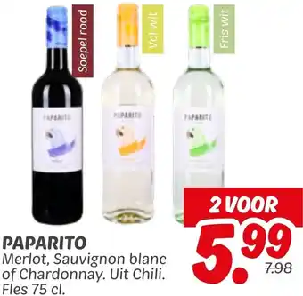 Dekamarkt Paparito aanbieding