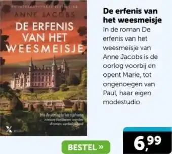 Boekenvoordeel De erfenis van het weesmeisje aanbieding