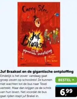Boekenvoordeel Juf Braaksel en de gigantische ontploffing aanbieding