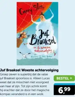 Boekenvoordeel Juf Braaksel Woeste achtervolging aanbieding