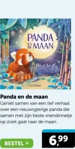 Boekenvoordeel Panda en de maan aanbieding