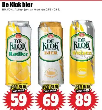 Dirk De Klok bier aanbieding