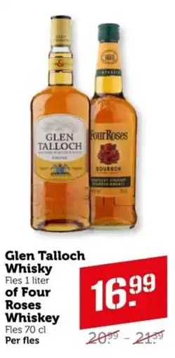 Coop Glen Talloch Whisky of Four Roses Whiskey aanbieding