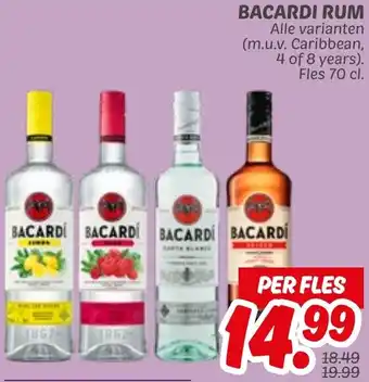 Dekamarkt Bacardi rum aanbieding
