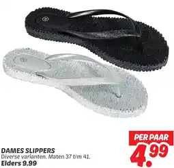 Dekamarkt Dames slippers aanbieding
