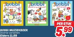 Dekamarkt Bobbi muziekboek aanbieding