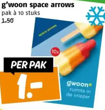 Poiesz G'woon space arrows aanbieding