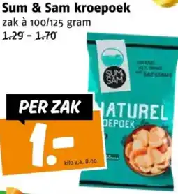 Poiesz Sum & Sam kroepoek aanbieding