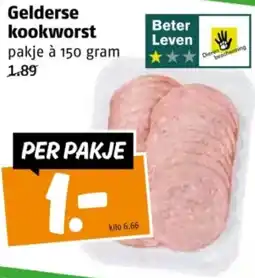 Poiesz Gelderse kookworst aanbieding