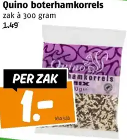 Poiesz Quino boterhamkorrels aanbieding