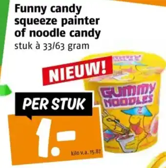 Poiesz Funny candy squeeze painter of noodle candy aanbieding