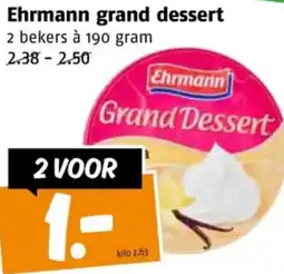 Poiesz Ehrmann grand dessert aanbieding