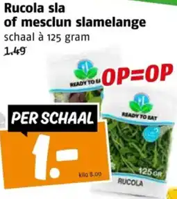 Poiesz Rucola sla of mesclun slamelange aanbieding