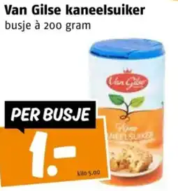 Poiesz Van Gilse kaneelsuiker aanbieding