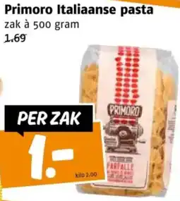 Poiesz Primoro Italiaanse pasta aanbieding