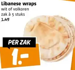 Poiesz Libanese wraps aanbieding