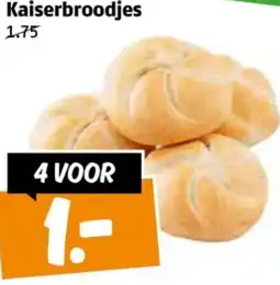 Poiesz Kaiserbroodjes aanbieding