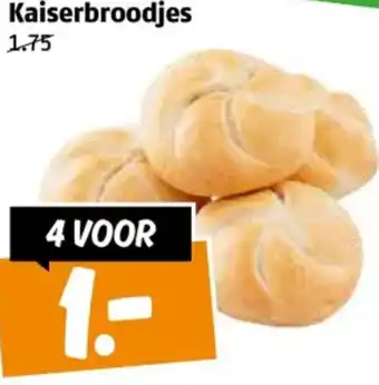 Poiesz Kaiserbroodjes aanbieding