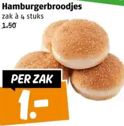 Poiesz Hamburgerbroodjes aanbieding