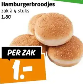 Poiesz Hamburgerbroodjes aanbieding