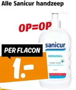 Poiesz Alle Sanicur handzeep aanbieding