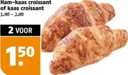 Poiesz Ham-kaas croissant of kaas croissant aanbieding