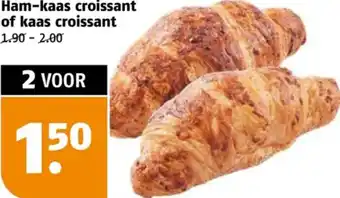 Poiesz Ham-kaas croissant of kaas croissant aanbieding