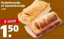 Poiesz Kroketbroodje of kipsatébroodje aanbieding
