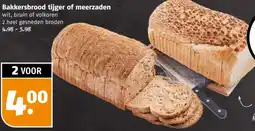 Poiesz Bakkersbrood tijger of meerzaden aanbieding