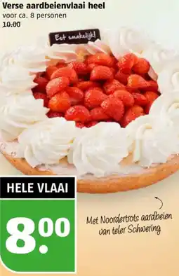 Poiesz Verse aardbeienvlaai heel aanbieding