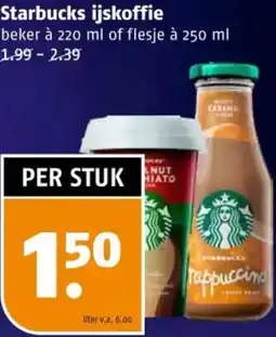 Poiesz Starbucks ijskoffie aanbieding