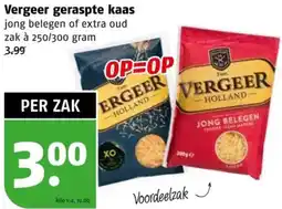 Poiesz Vergeer geraspte kaas aanbieding