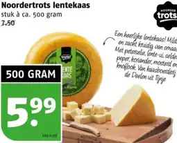 Poiesz Noordertrots lentekaas aanbieding