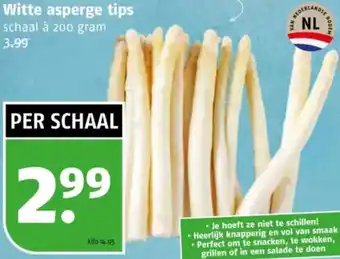 Poiesz Witte asperge tips aanbieding