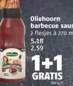 Poiesz Oliehoorn barbecue saus aanbieding