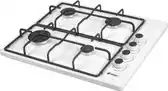 Bol.com Wiggo WH-G604F(W) - Vrijstaande kookplaat - Gas - 60cm - 4 kookzones - 5 jaar garantie - Wit aanbieding