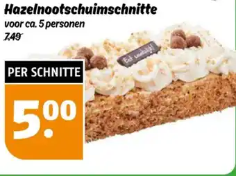 Poiesz Hazelnootschuimschnitte aanbieding