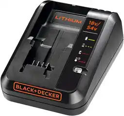 Amazon Black+Decker Oplader (18 V/54 V, 2 A, voor het 54 V accusysteem) BDC2A aanbieding