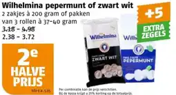 Poiesz Wilhelmina pepermunt of zwart wit aanbieding