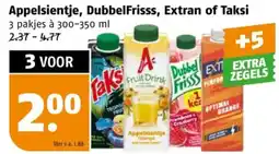 Poiesz Appelsientje, DubbelFrisss, Extran of Taksi aanbieding