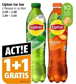Poiesz Lipton ice tea aanbieding