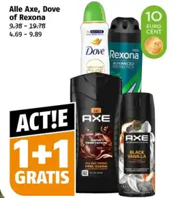 Poiesz Alle Axe, Dove of Rexona aanbieding