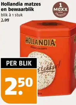 Poiesz Hollandia matzes en bewaarblik aanbieding
