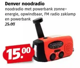 Poiesz Denver noodradio aanbieding