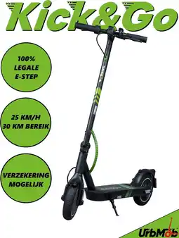 Bol.com UrbMob Kick&GO LR - LEGALE elektrische step aanbieding