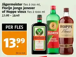 Poiesz Jägermeister, Florijn jonge jenever aanbieding