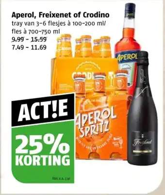 Poiesz Aperol, Freixenet of Crodino aanbieding