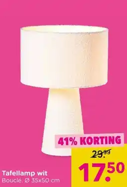 Xenos Tafellamp wit aanbieding