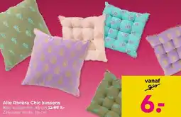 Xenos Alle Rivièra Chic kussens aanbieding