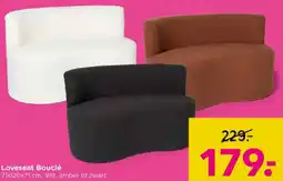 Xenos Loveseat Bouclé aanbieding